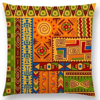 Federa Cuscino Blocco Animale Africano più Recente Fantasia Geometrica Floreale Boho Paisley Fiori di Mandela Copricuscino