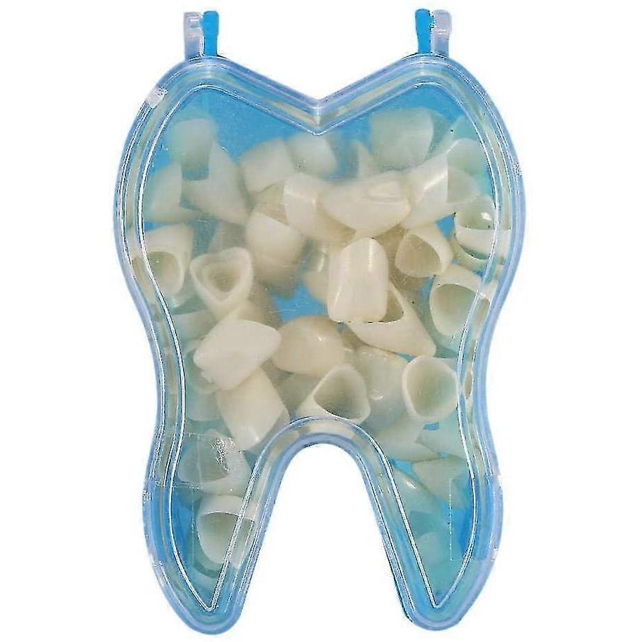 50pcs teeth crown, 2types temporary resistable crown of teeth with different sizes oral care anterior crown(front teeth)