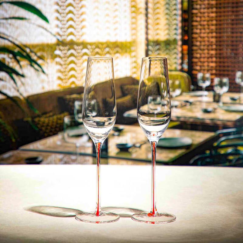 Elegant Stemmed Wine Glass