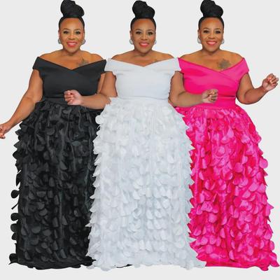 Abendkleid für Damen in Übergröße mit hoher Taille und schmalem Schnitt – elegantes, temperamentvolles Bankettkleid