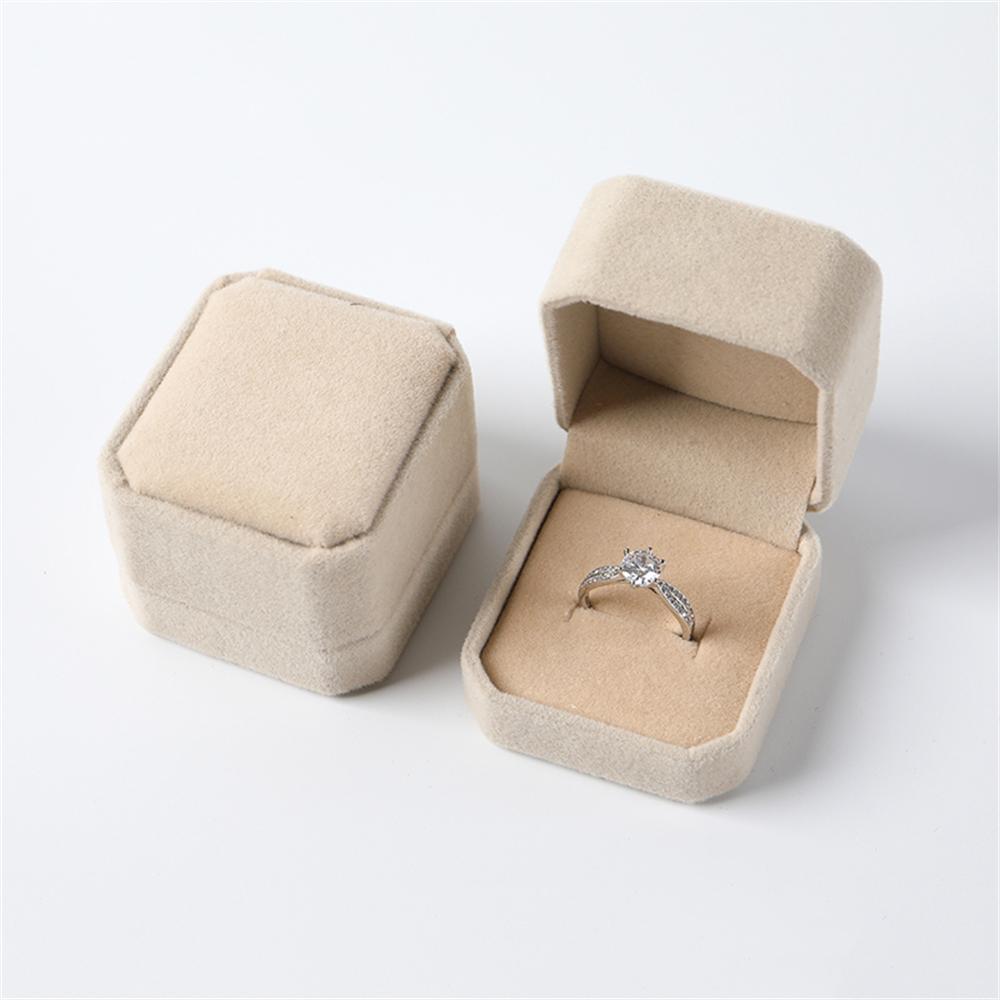 1pc High Quality Square Wedding Velvet Earrings Ring Box Amazing Engagement Party Earring Jewelry Display Gift Case