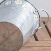 Basket Bucket ers Pot,Storage Bucket,Rust Prevention Pot Metal for and Flower,Pen