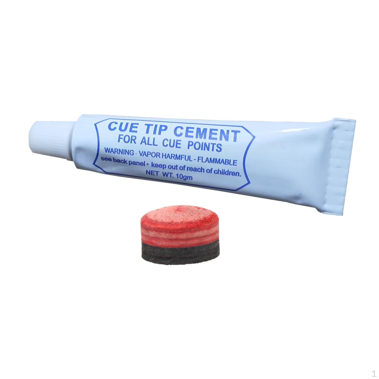 Наконечник кия для бильярдного пула с цементом Легко наносится Быстросохнущая замена 11mm — фото 10