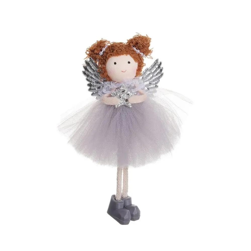 Multiple styles Cartoon Angel Pendant Durable Cute Christma Ornaments Handmade Xmas Angel Ornaments Kindergarten