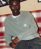 XTONZ Xtk166 Loose Fit Henley Neck Pullover Knit (Mint)