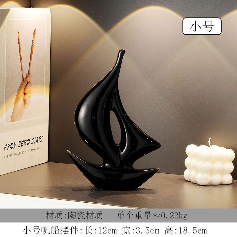 Wind and Wind Water Boat Home Furnishings Entrance Decorations Living Room Cabinet Handicrafts Relocation High End Gifts Pendant