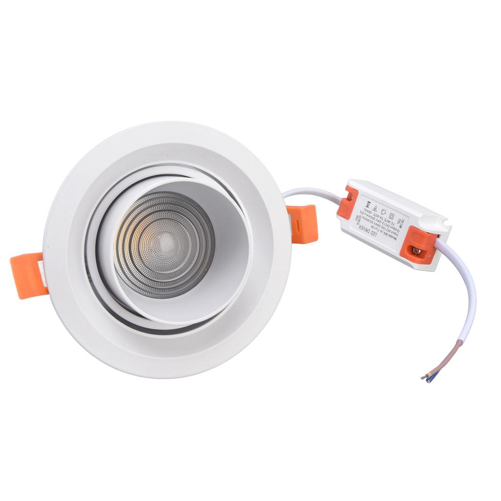 Recessed Lighting Adjustable Flexible Warm Color Temperature Embedded Installation Lights for