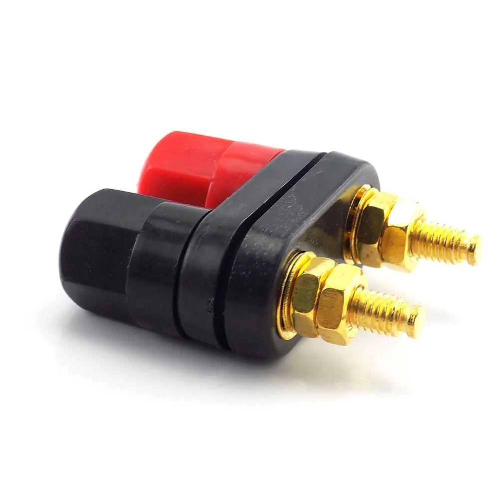 1Pcs Dual Jack Socket Banana Plug Connector