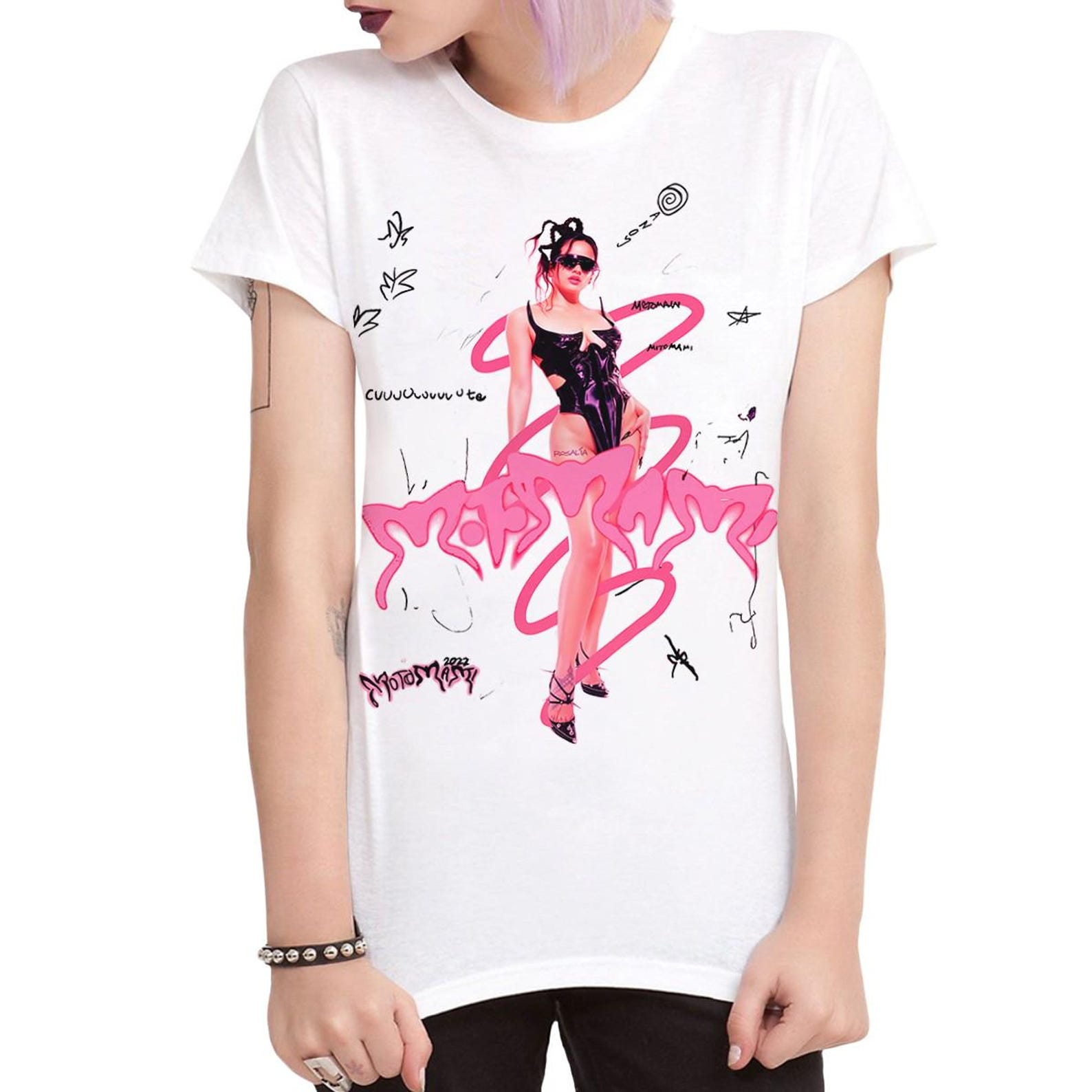 Rosalia Motomami T-Shirt, Men s and Women s Sizes Tee (RSL-021995) M
