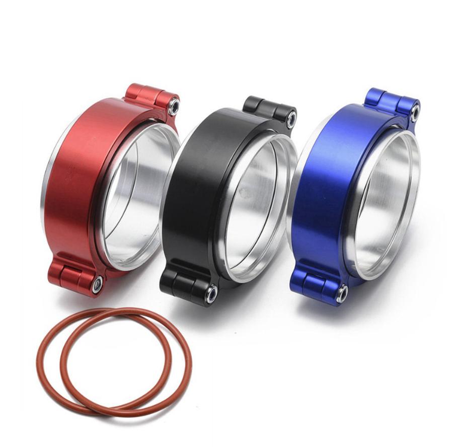 CNC Aluminum Exhaust Clamp Flange Assembly For 2.5 Inch Turbo Dump Pipe Downipes
