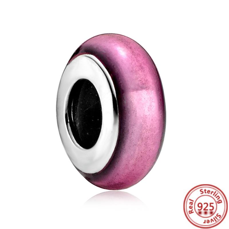 Me Ring S925 Sterling Silber Perle Runder Verbinder Charm Doppelarmreif Passend für Original Me Gliederkette Armband Schmuck