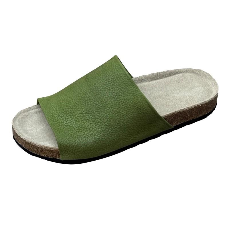 Fashion GKTINOO Retro Handmade Genuine Leather Peep Toe Slippers Summer 2025 New Lightweight Cowhide Women's Slip-on Shoes