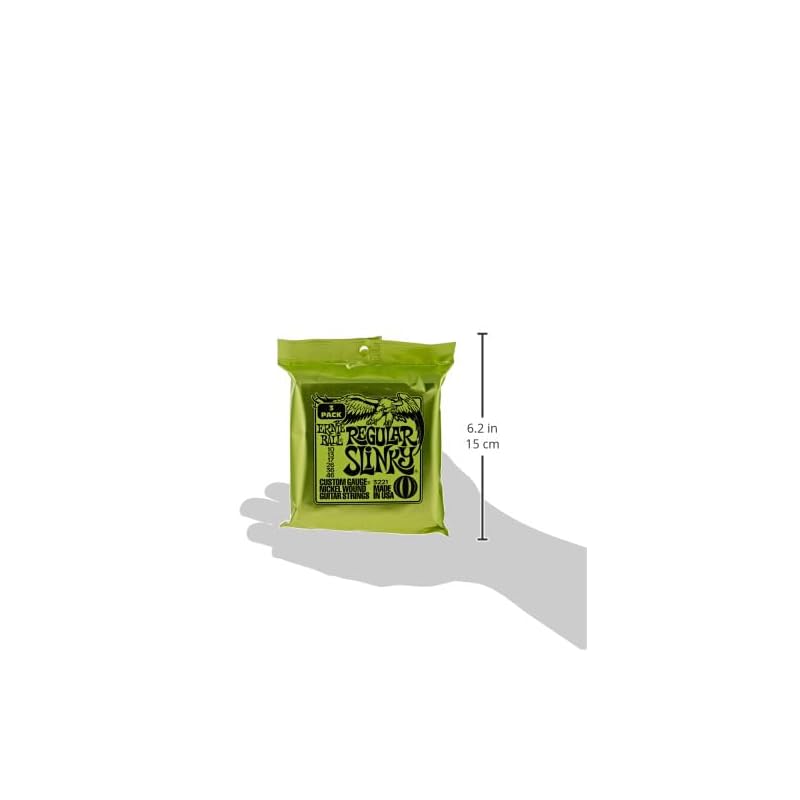 ERNIE BALL Regular Slinky 3221 Electric Guitar Strings (10-46) 3-Set Pack