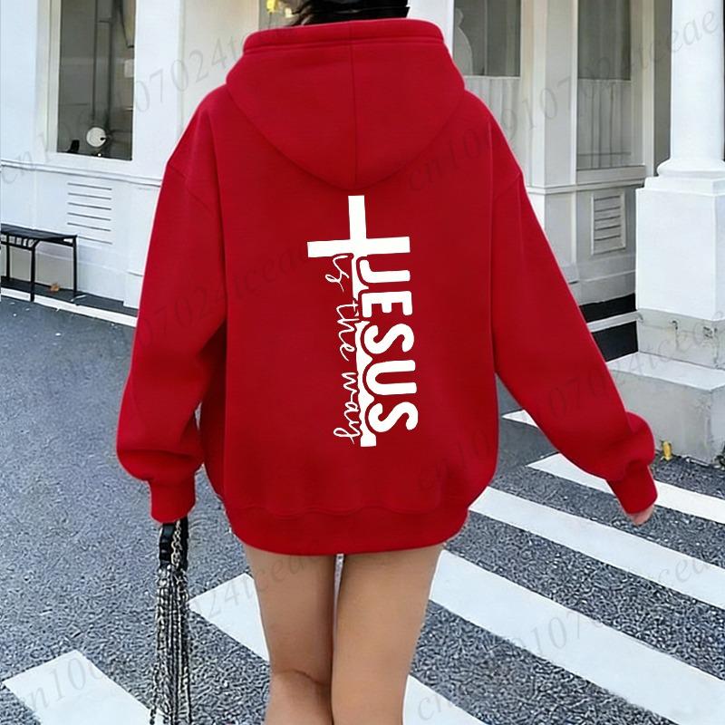 Módní mikiny s kapucí a potiskem Ježíše Teplákové soupravy Pánské Dámské Ležérní mikiny s kapucí Venkovní Sportovní oblečení Mikiny Streetwear