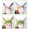 Adorkable Headband Cartoon Rabbits Hair Hoop Eye-catching Headpiece Headwear for Halloween Cosplay Role Play