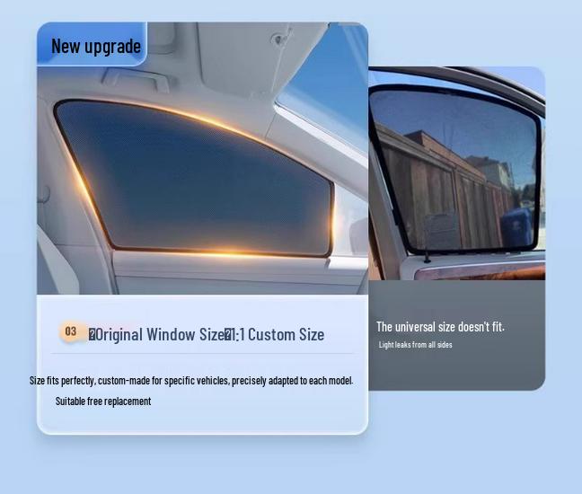 Nissan X-Trail Magnetické zatemňovací a tepelně izolační síťované závěsy