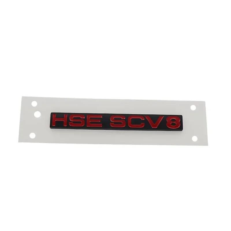 3D Premium HSE SCV8 Letters Sticker for England UK SUV Off Road car MBNWM6 Engine Hood Fender trunk Rear Decal Emblem Badge Sticker