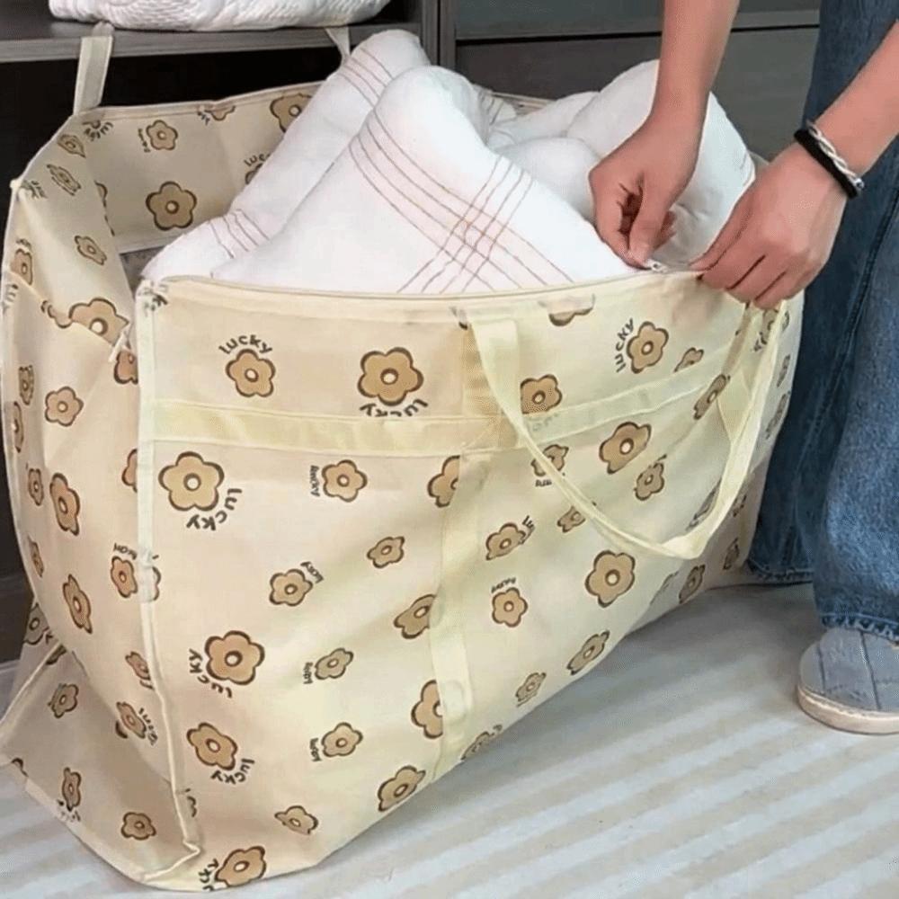 Puppy Pattern Clothes Quilt Storage Bag Large Capacity Luggage Storage Bag Travel