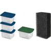 CIANO, Aquarium Consommables - Cartouches de Filtration de Rechange pour Filtre d'Aquarium- Pack 3 mois - Taille M