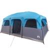 10 Person Family Tent Blue Waterproof