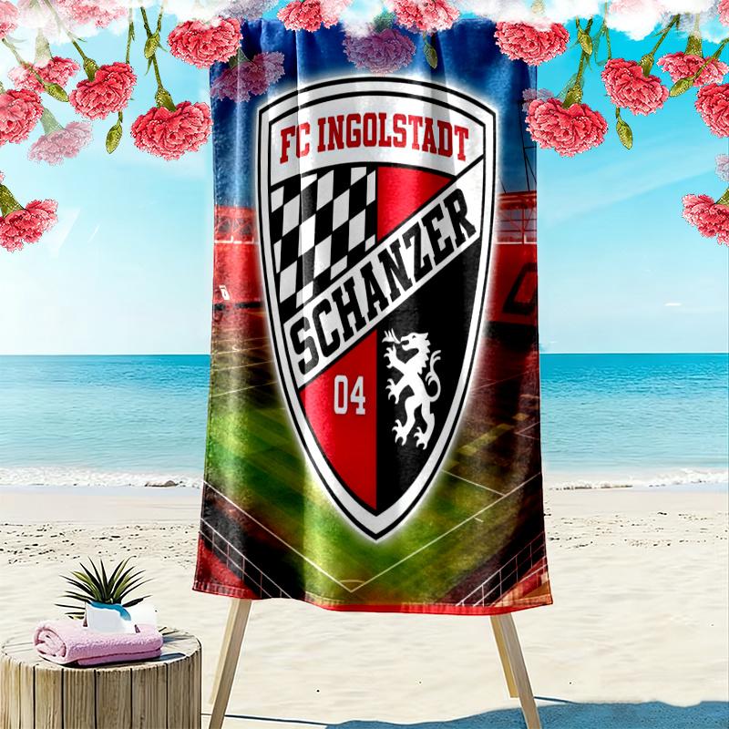 Fc Ingolstadt Towel, Large Soft Quick Dry Towel for Beach Camping Swimming