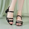 New Coarse Heel Women's Sandals Mid Heel Summer Anti Slip High Heel Sandals