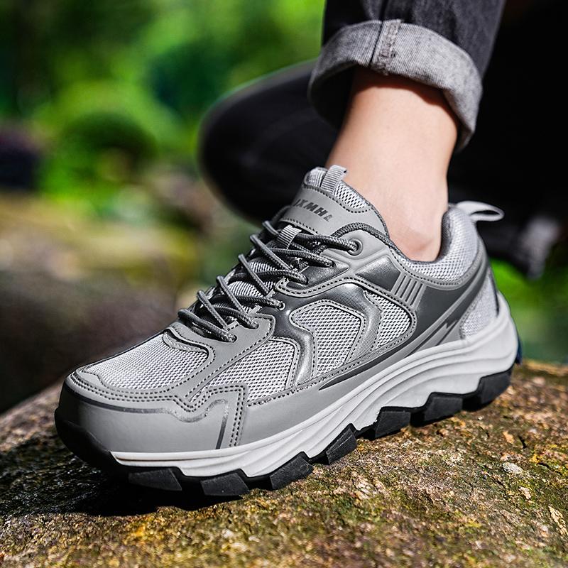Hiking Shoes Men Outdoor Comfortable Anti-slip Low-top Wear-resistant Shock-absorbing Shoes Men Casual Sneakers Men