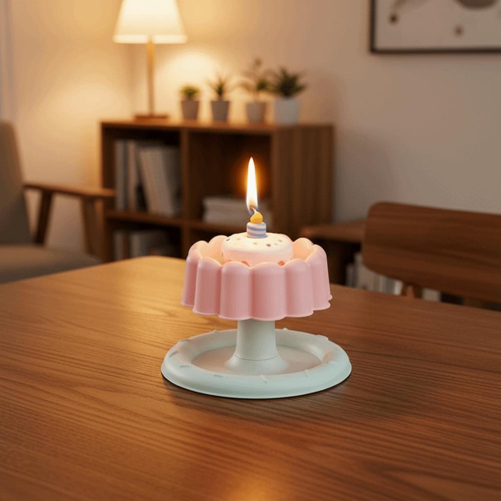 Non-Slip Base Pet Stainless Steel Bowl Cake Shape Stable Detachable Pet Bowl Elevated Design Cartoon Pet Feeder Bowl