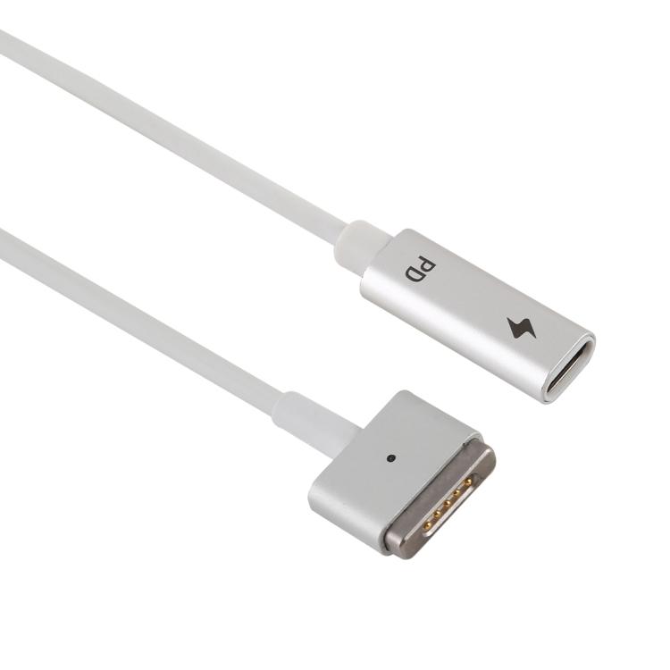 5-контактний MagSafe 2 (Т-подібний) до зарядного адаптера USB-C / Type-C PD