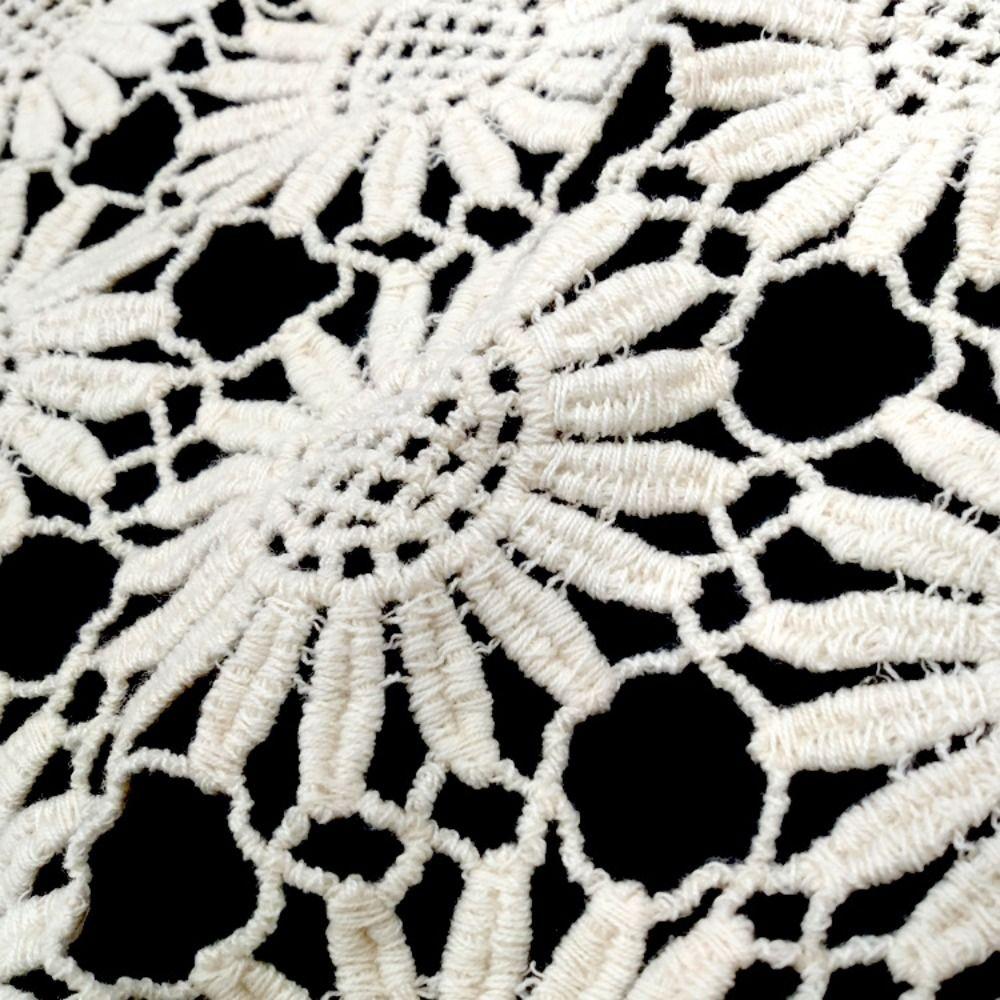 Boho Chic False Crochet Collar Creative Fake Collar Lace Shawl Poncho Garment Accessories