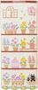 Marushin Face Studio Ghibli Delivery Favorite 34 X 1005036300 Towel, "Kiki's Service" Jiji, Flower, 80cm, 100% Cotton,