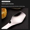 Hiking Picnic Outdoor Multifunctional Portable Stainless Steel Fork Spork Spoon Tableware Bottle Opener Spoon