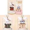 Girl Heart Plush Toy Keyring With Cute Rabbit Design For Backpacks And Gifts