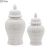 Flower Ceramic Storage Jar with Lids Porcelain General Jars Classical Tea Caddy Flower VasesGinger jar Vintage Home Decor