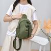 Women's Nylon Sling Backpack Drawstring Crossbody Chest Bag Lightweight Shoulder Daypack for Travel