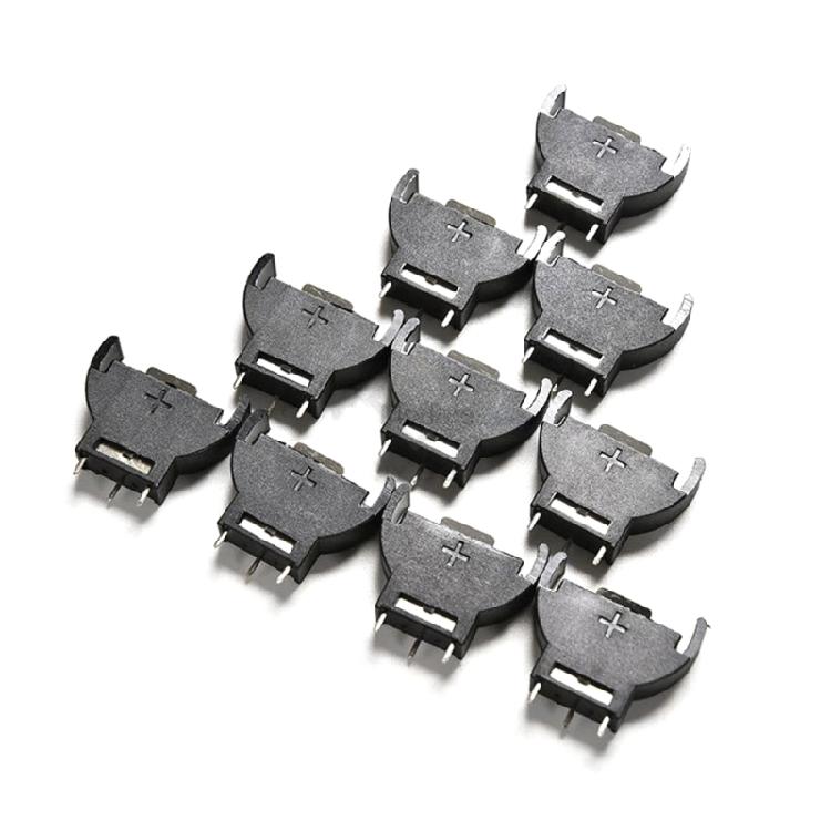10Pieces CR2032 3V Button Coin Cell Battery Socket Holder for Case Battery Stora