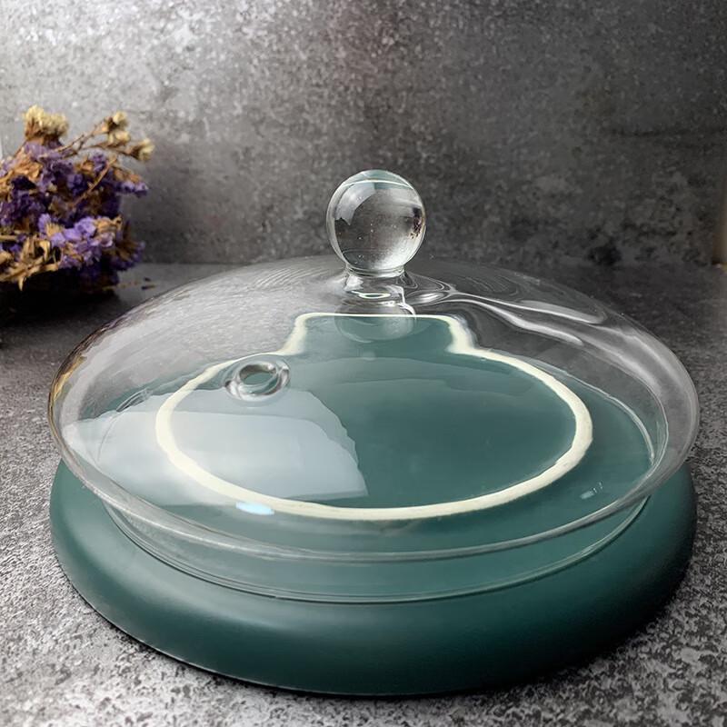 Wutuo Transparent Glass Pot Lid with Double Handles