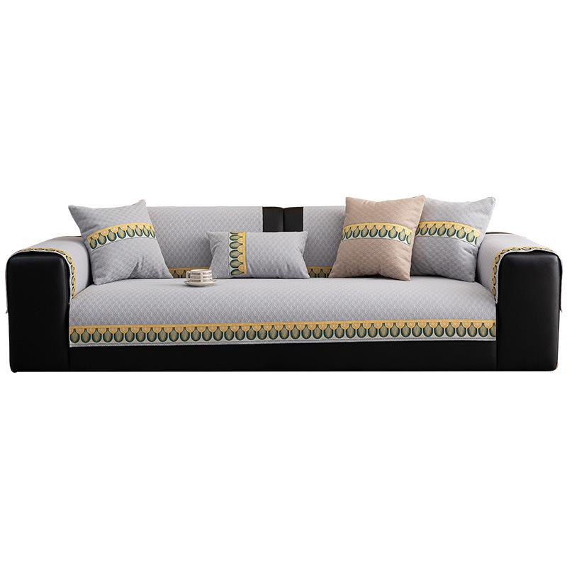 Modern Velvet Chenille Sofa Cushion Cover - Pet Friendly, All Seasons, Non-Slip Universal Sofa Cover, Suitable for Single To Four-Seater Sofas