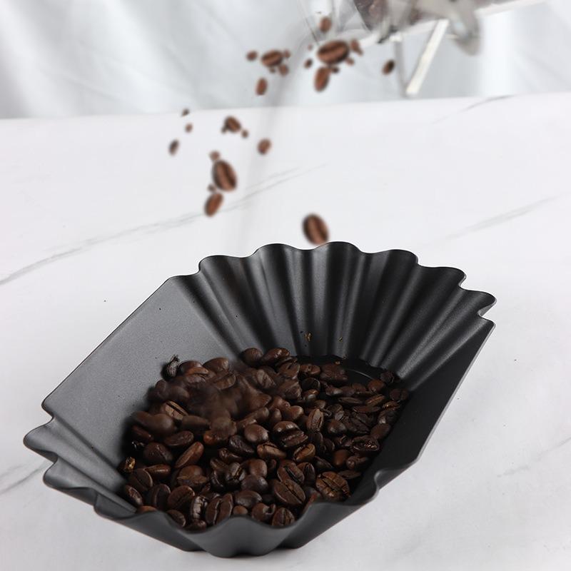 Coffee Bean Tray Coffee Beans Sample Tray Display Dish Plate Container Snack Container Plastic Containers for Fruit Coffee