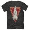 Bypah Mens Buran Shuttle Soviet Space Program TShirt USSR Retro Spacecraft Print Cotton Crewneck Tee Suitable for Adults