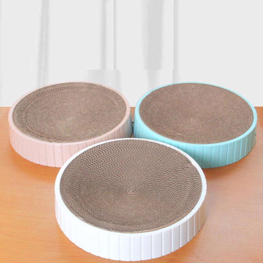 Extra Large Round Scratcher Bowl Corrugated Bed Scratching Board Toy Pet Supplies