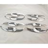 Car ABS Chrome Accessories Plated Door Handle Bowl Cover Trim Paste Style For Toyota Yaris Vitz Hatchback 2006 2008 2012 2013