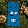 Candy Brand M-M&M's Towel Towel beach towel, quick drying absorbent bath towel for Swim,Gym,Camping,Outdoor hot