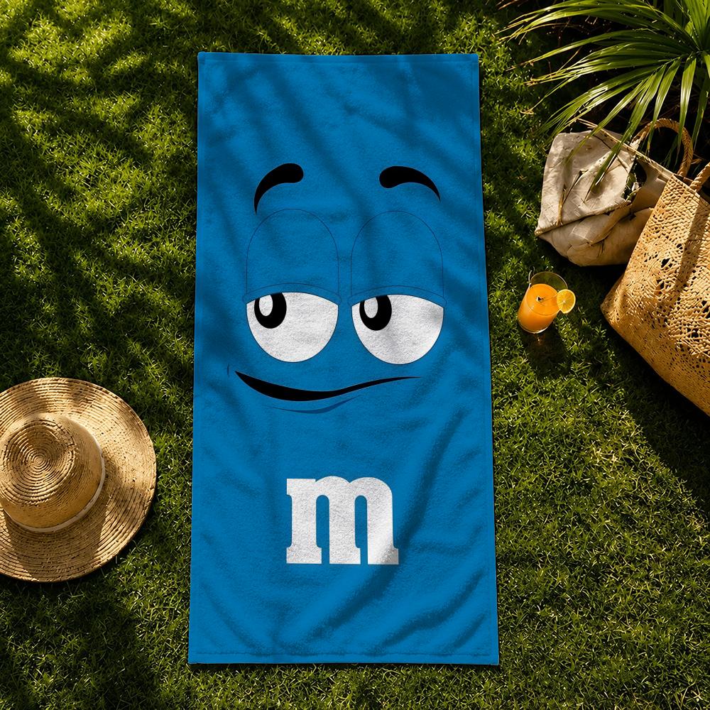 Candy Brand M-M&M's Towel Towel beach towel, quick drying absorbent bath towel for Swim,Gym,Camping,Outdoor hot