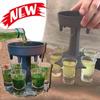 Unique 6 Shot Glass Dispenser And Carrier With Biodegradable Holder For Events