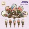 Victoria Retro Fan Bookmark & Cute DIY Stickers for Creative Planners