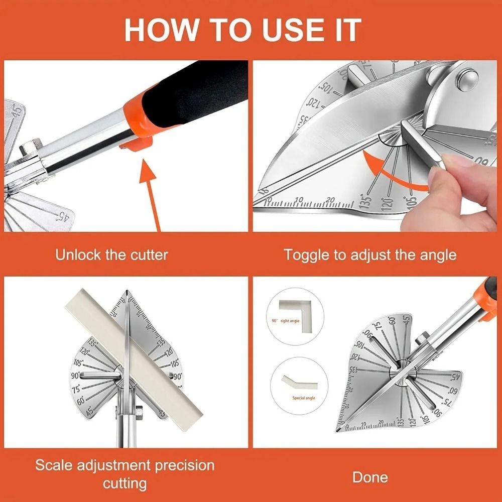 Universal Adjustable Hand Tools Precision Cutting Multi-angle Bevel Cutter  Home Improvement