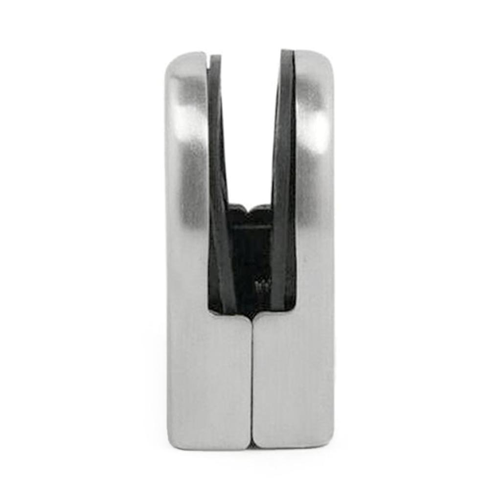 Stainless Steel Glass Clamp Support Bracket Stand Set Adjustable for Staircase and Balcony Railings No Drilling Required