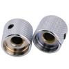 Musiclily Pro 6mm Dome Knobs, Side-Threaded, Steel, for Telecaster Electric Guitars/PB Precision Bass, Chrome (Set of 2)