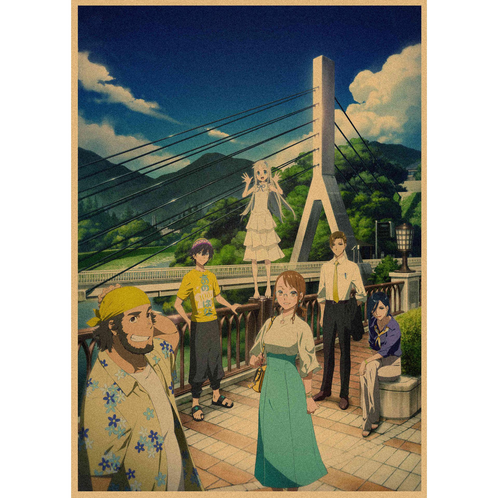

Anime Kraft Poster: Unknown Flower Wall Art 383 29.7X42cm(A3 size)
